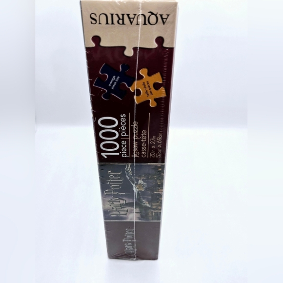 Harry Potter Hogwarts Castle 1000 Piece Jigsaw Puzzle Aquarius 20x27" NEW SEALED - Picture 3 of 6